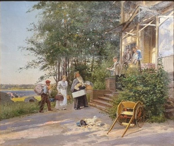 Маковский В.Е. Дачный муж 1899 холст, масло