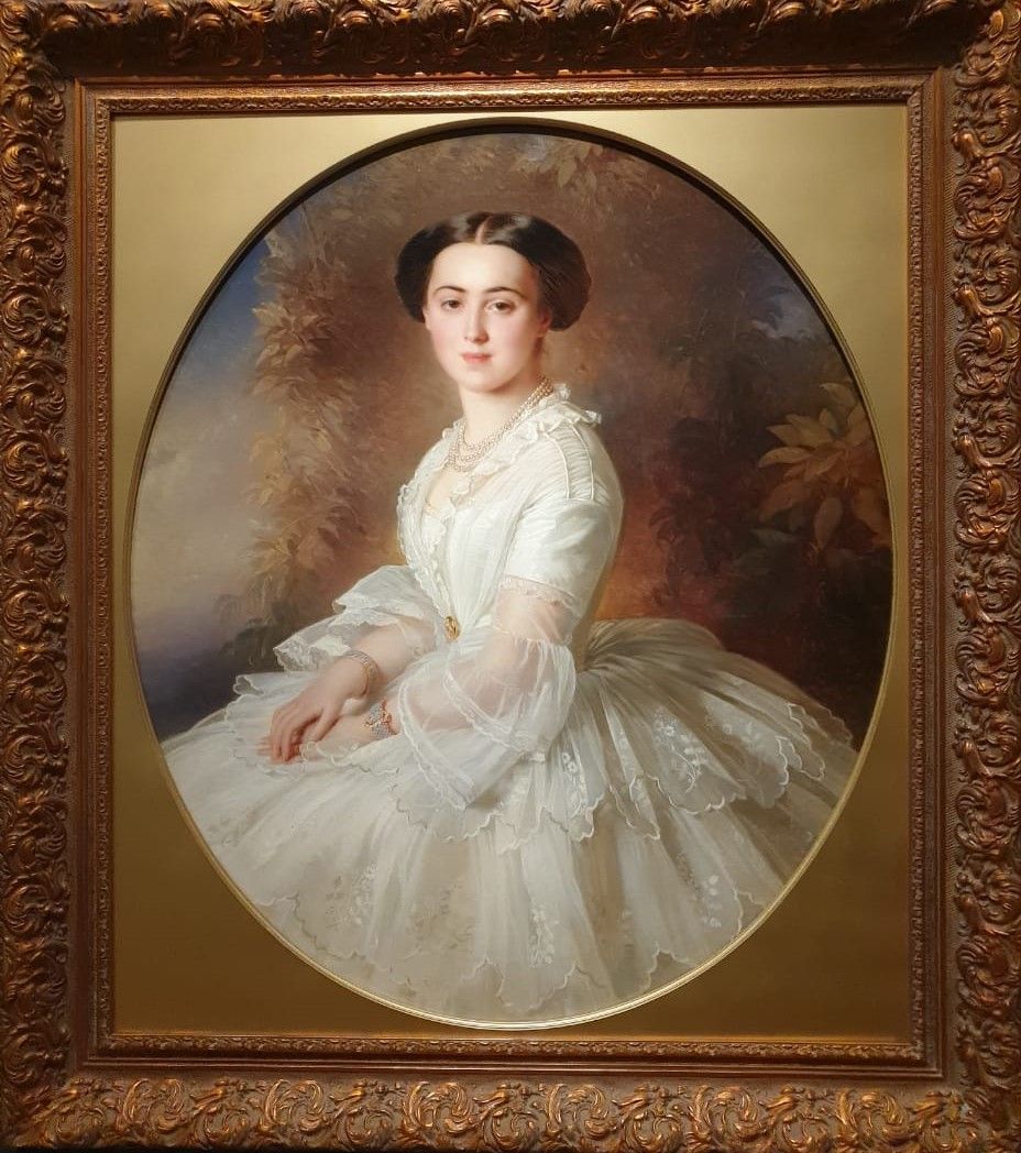 Рихард Лаухерт 1823-1868 Портрет Великой княгини Ольги Федоровны 1857 холст, масло