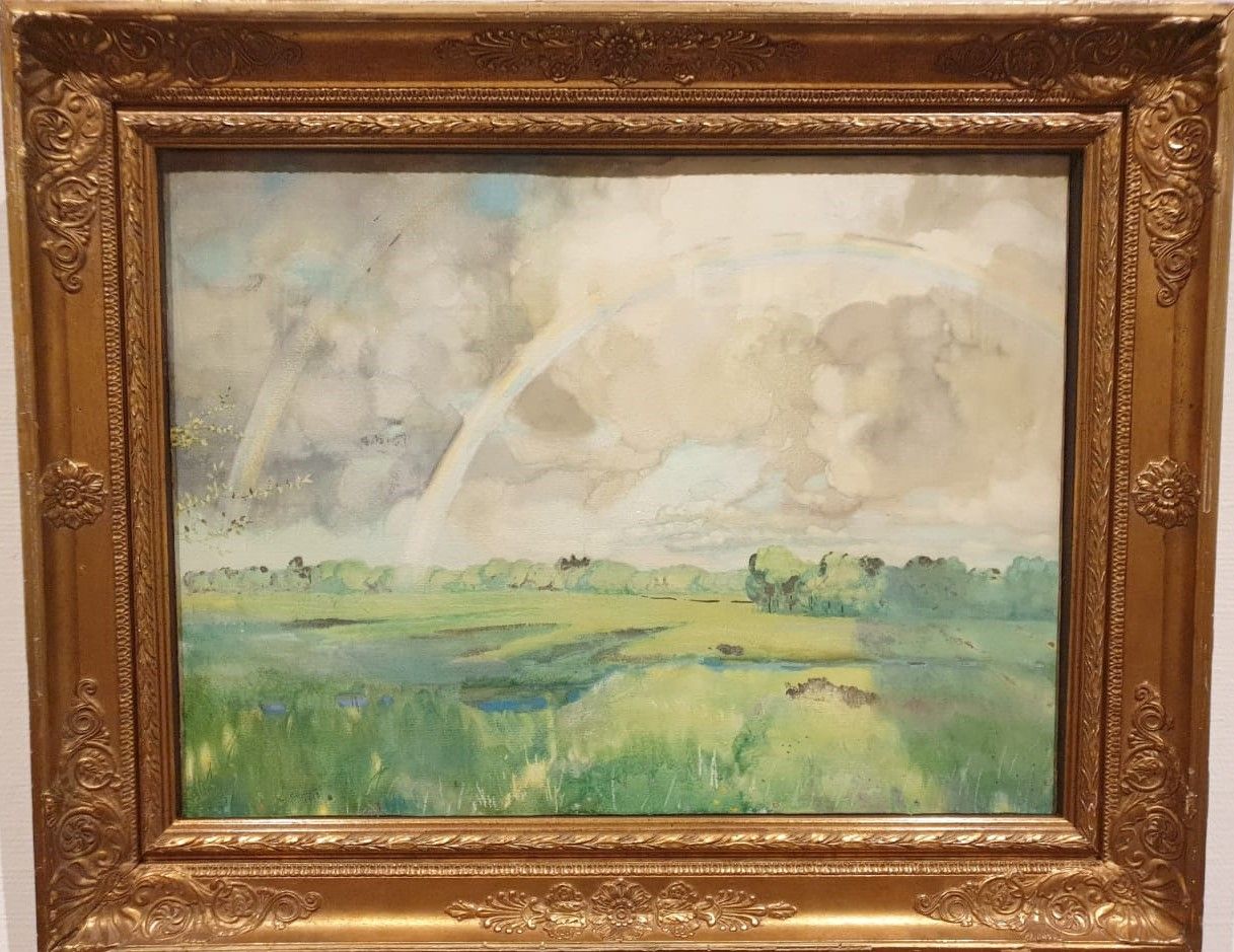 Константин Сомов Радуга 1908 бумага, акварель