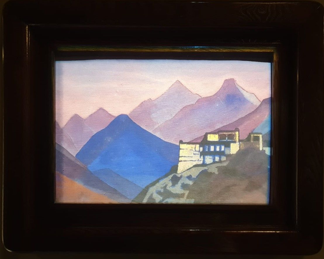 Николай Рерих Гималаи. Вид Канченджанги. 1935 или 1936