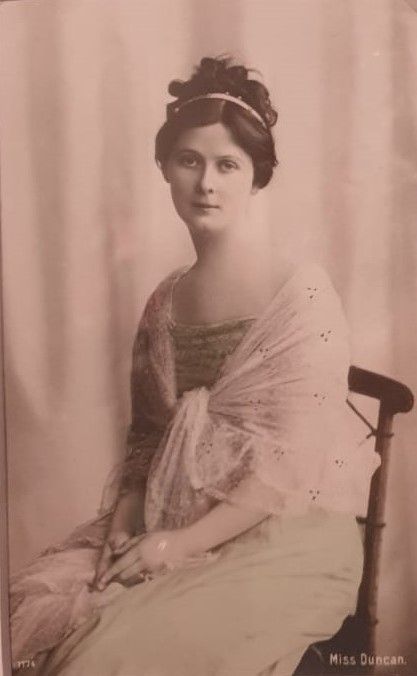 Айседора Дункан 1904 фотооткрытка