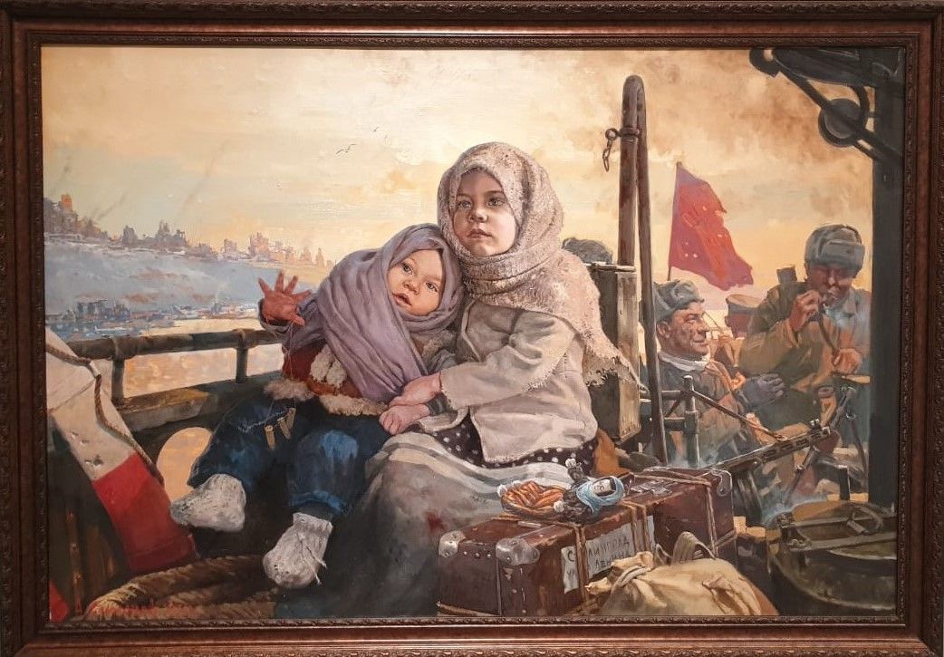 Александр Самсонов Дети Сталинграда 2012 холст, масло