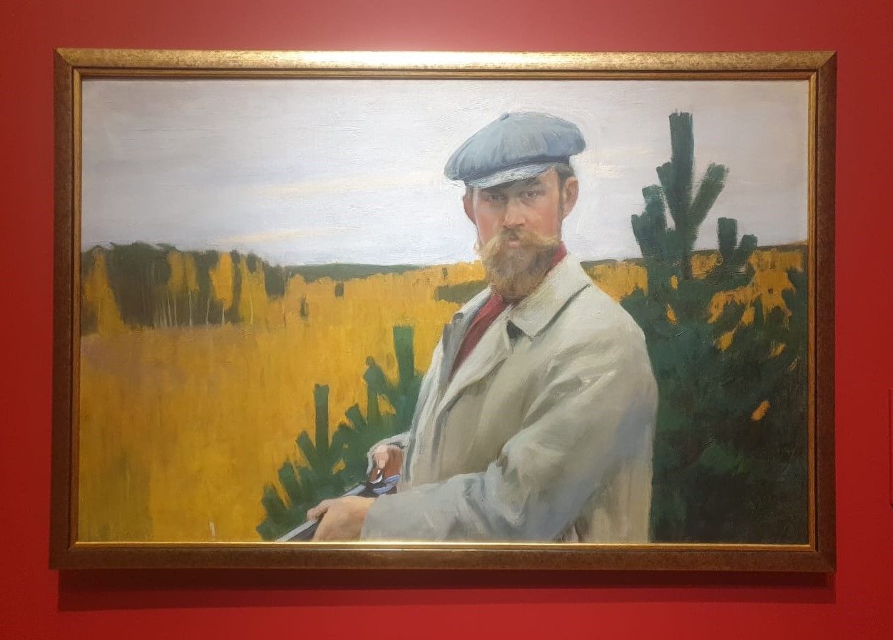 Автопортрет (На охоте) 1905 холст, масло