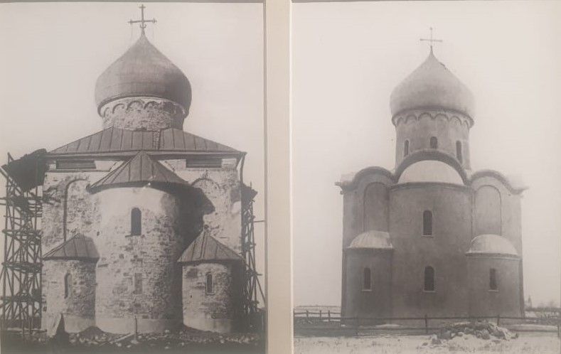 Церковь Спасп Преображения на Нередице Фотографии 1903-1904 копия