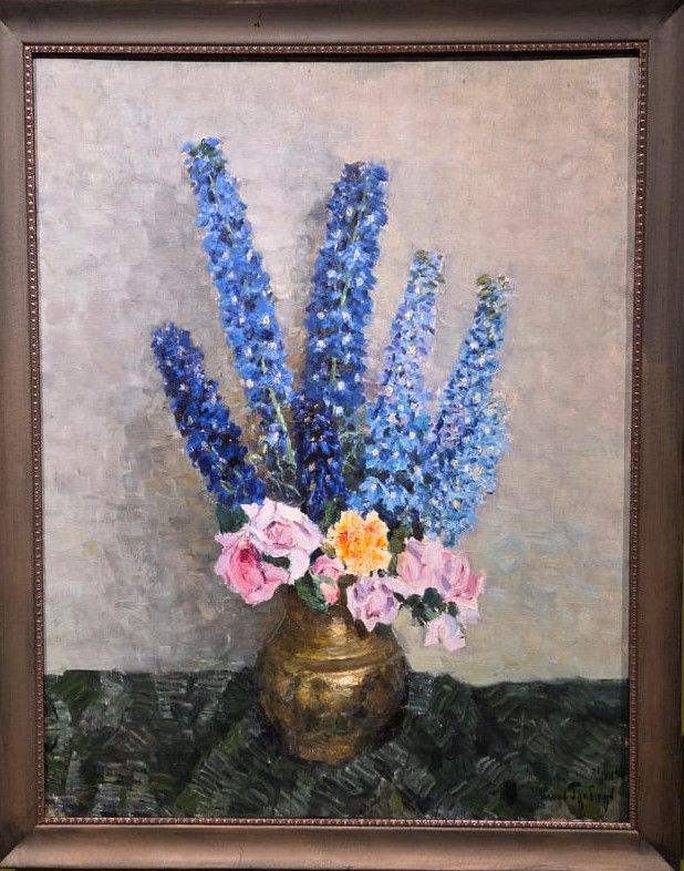 Грабарь Игорь Эммануилович (1871-1960) Цветы. Холст, масло