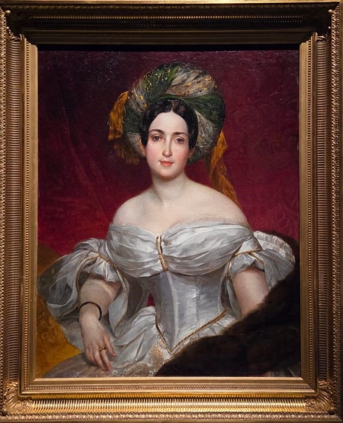 Портрет Авроры Демидовой. 1836-1837 холст, масло