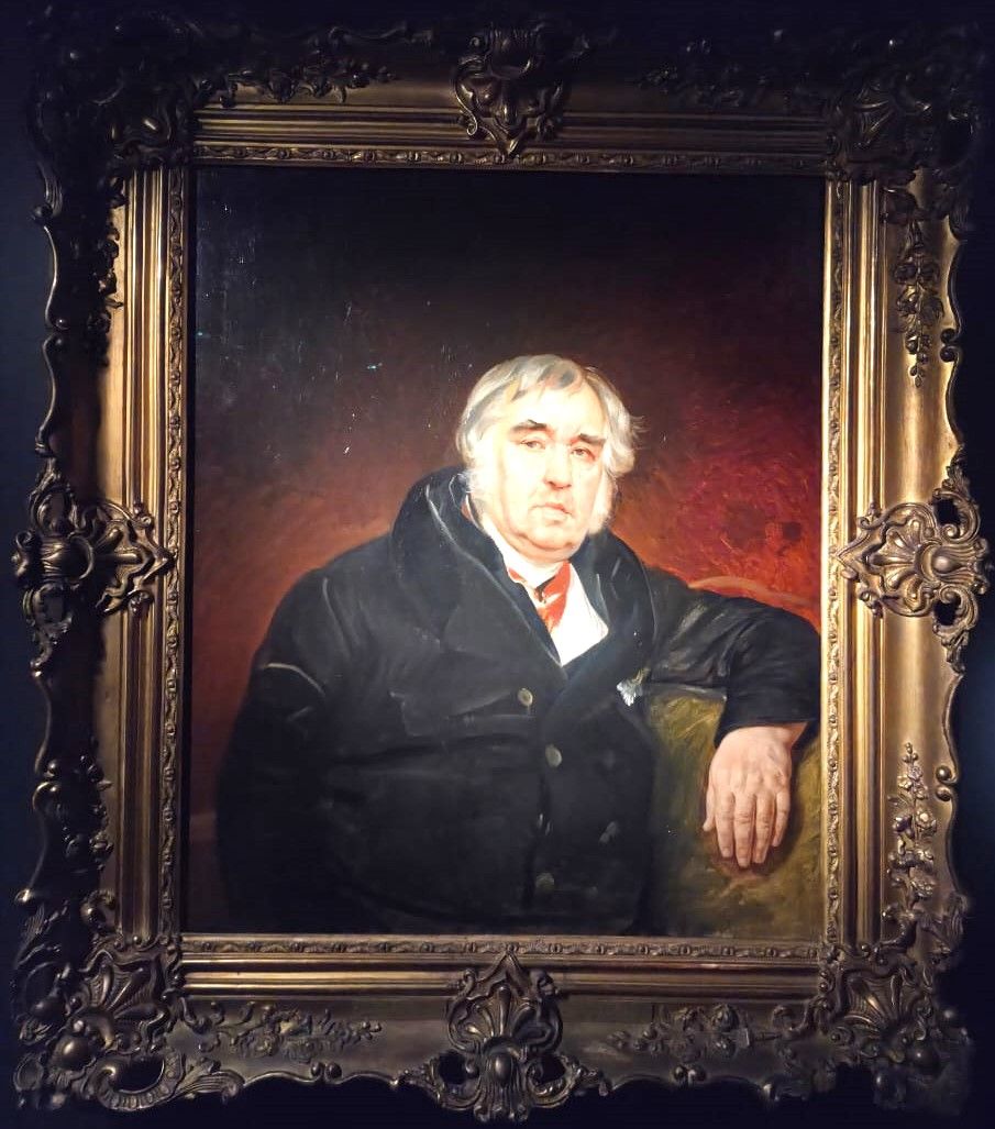 Портрет И.А.Крылова 1839 холст, масло