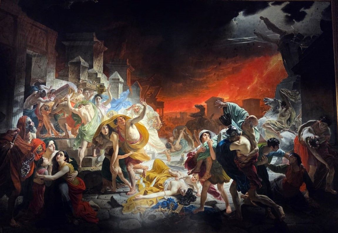 Последний день Помпеи. 1833. холст, масло