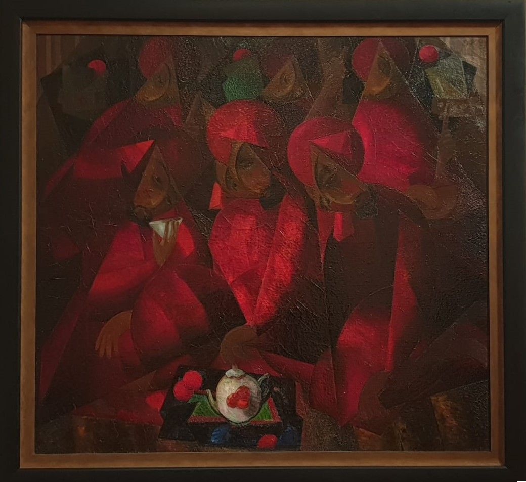 Александр Волков. Гранатовая чайхана. 1924/ холст, масло