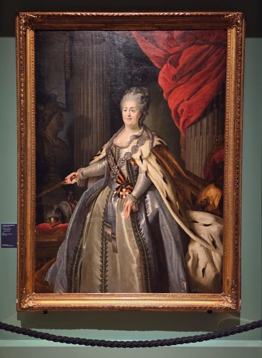 Неизвестный художник. Екатерина II Россия. Вторая половина XVIII. холст, масло