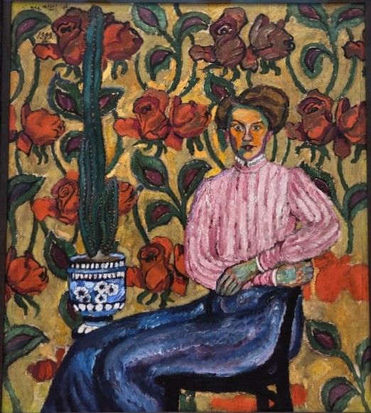 Портрет В.П.Виноградовой 1909. холст, масло