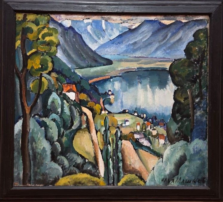 Женевское озеро. Глион. 1914. холст, масло