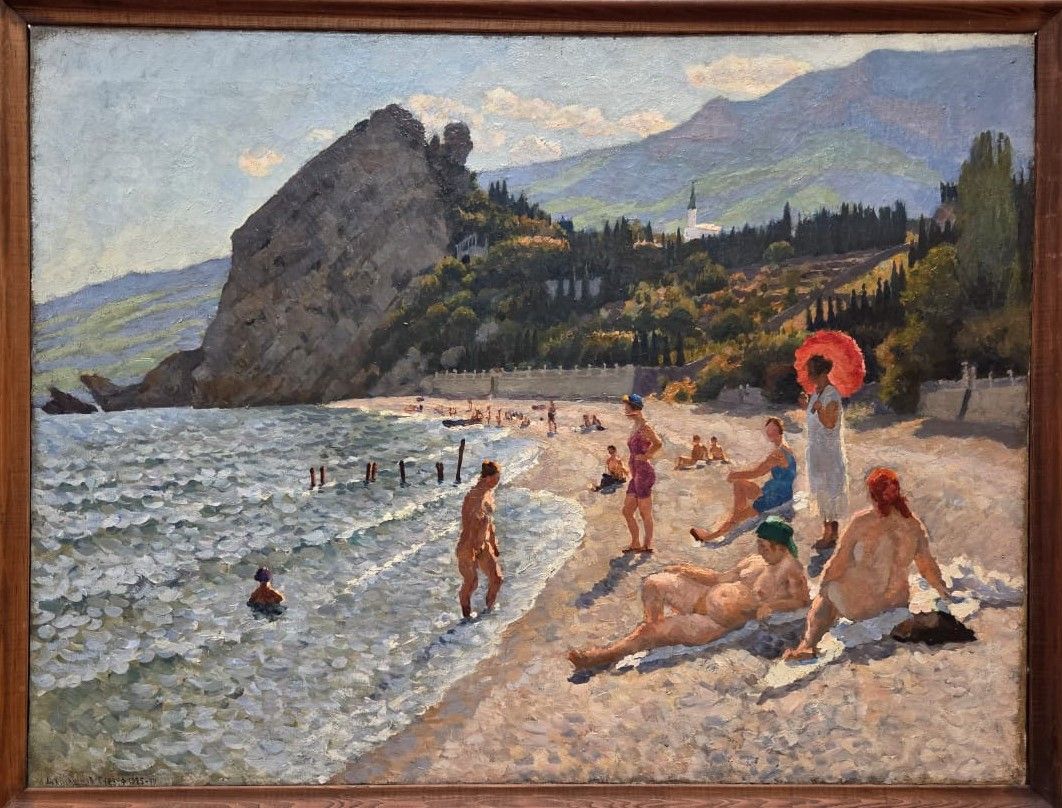 Гурзуф. Генуэзская крепость. 1925. холст, масло