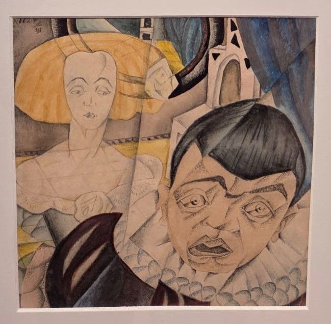 Эскизы театральных костюмов. 1920. бумага, акварель, цветной карандаш, уголь
