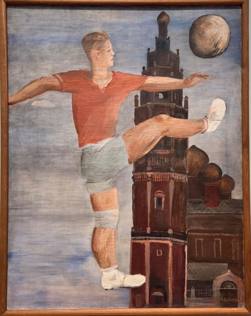 Футболист. 1932. холст, масло