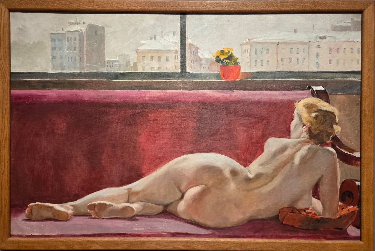 Натурщица. 1936. холст, масло