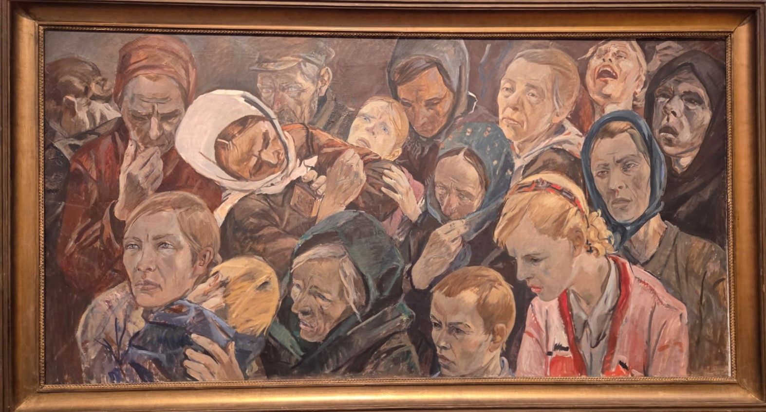 В оккупации. 1944. холст, масло