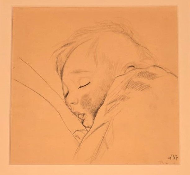 Вера Хлебникова. Май. 1926 Бумага, графитный и черный карандаши