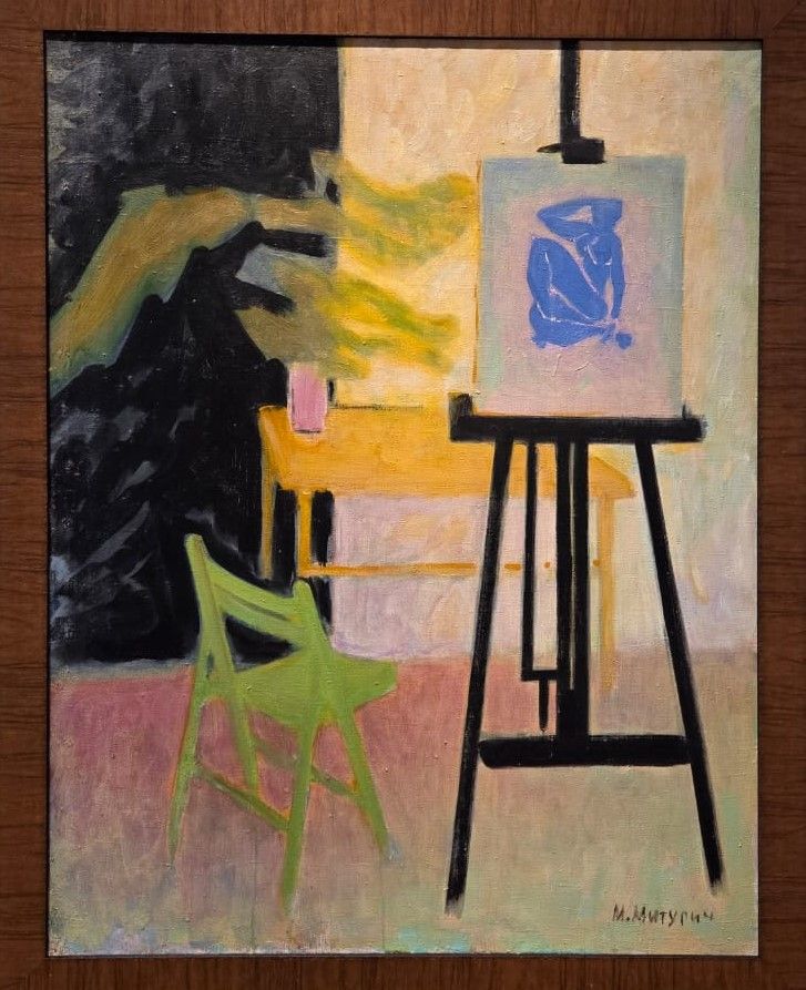 В мастерской. 1996 холст, масло
