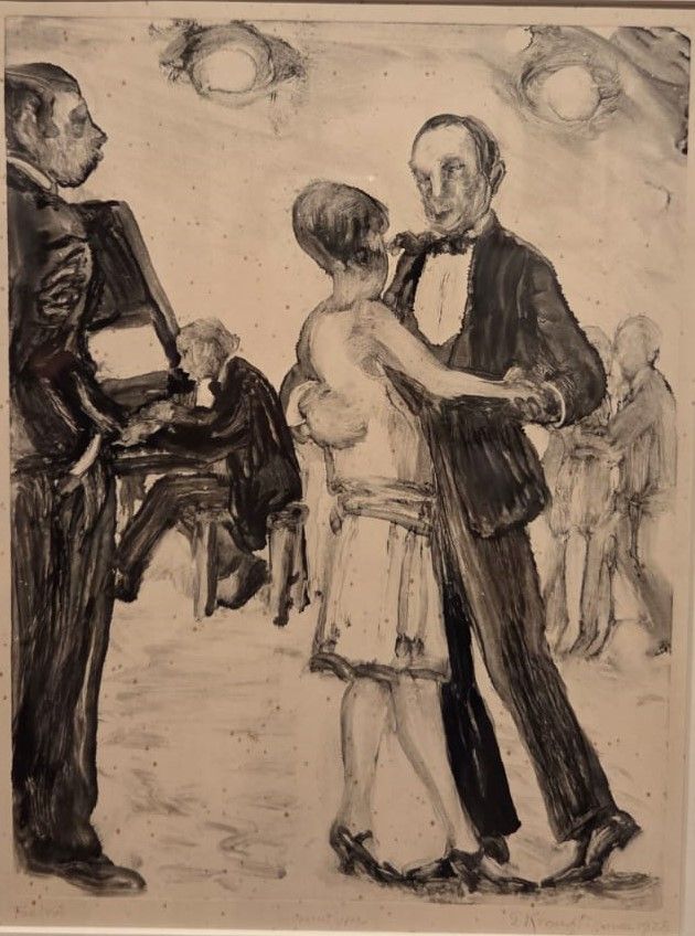 Елизавета Кругликова. Фокстрот. 1928 монотипия