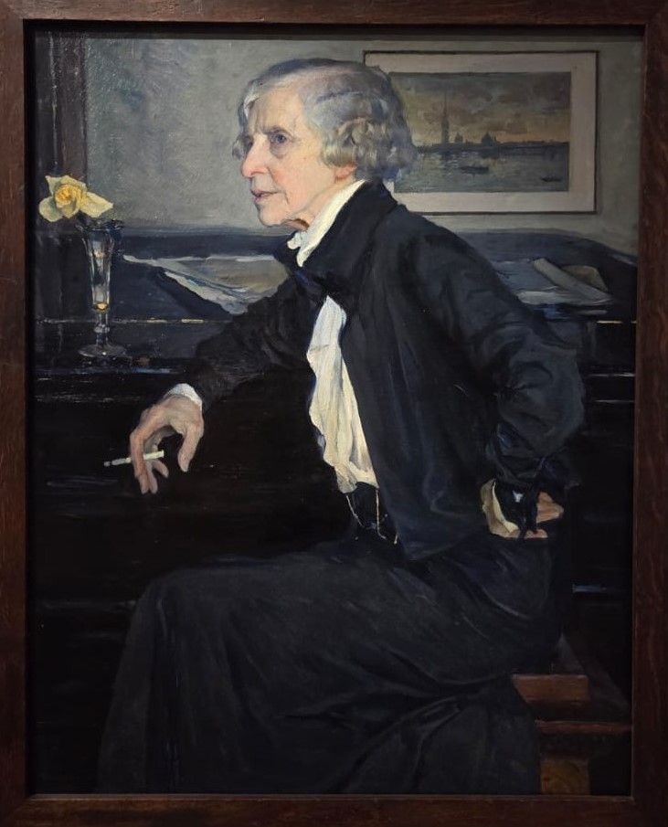 Михаил Нестеров. Портрет Е.С.Кругликовой.  1938. холст, масло