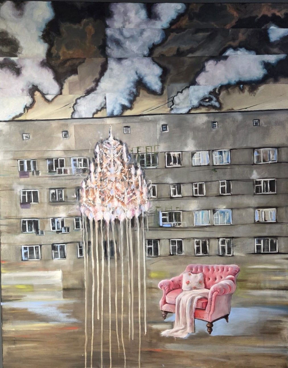 Юлианна Кириллова Координаты временного "Я". холст, масло 2025