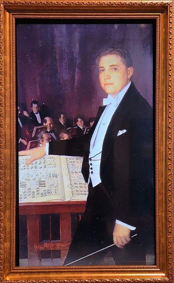 Захаров Ф.И. Портрет Н.С.Голованова с оркестром Большого театра.