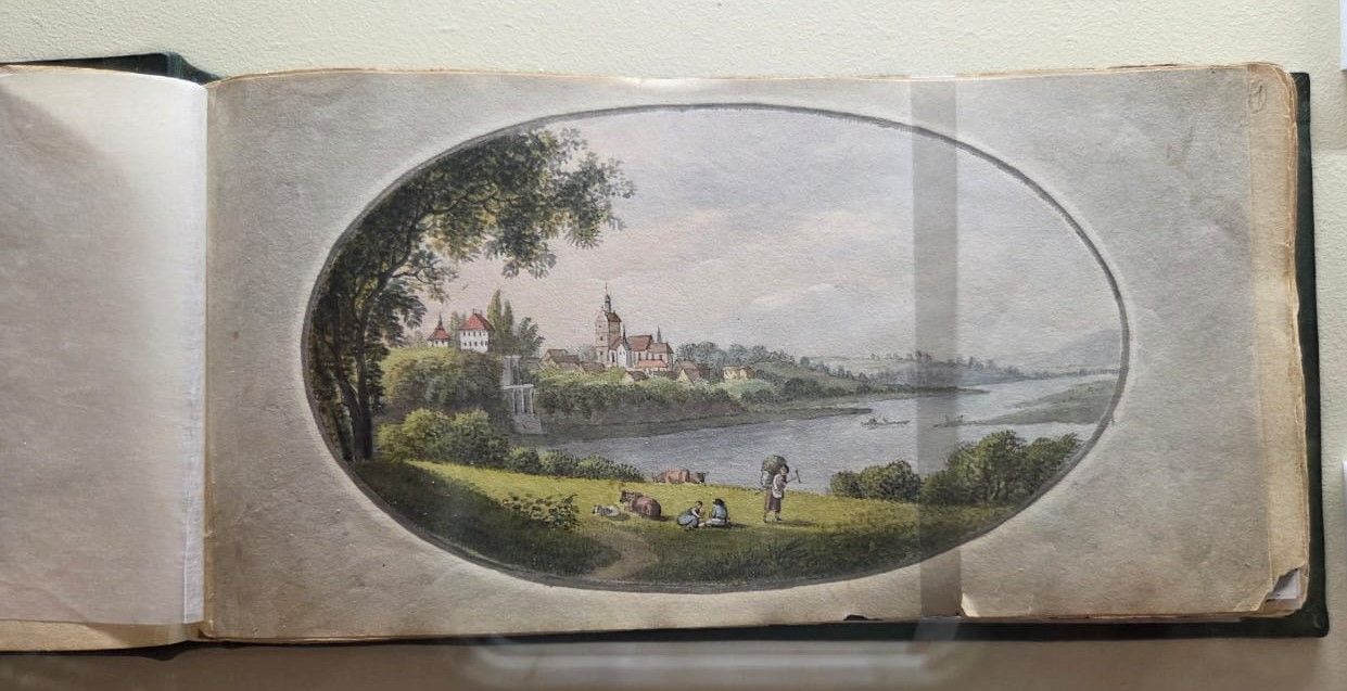 Альбом Е.П.Бакуниной 1800-е бумага, акварель