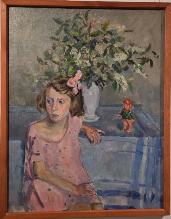 Александр Осмеркин. Портрет дочери. 1947 Екатеринбургский музей изобразительных искусств