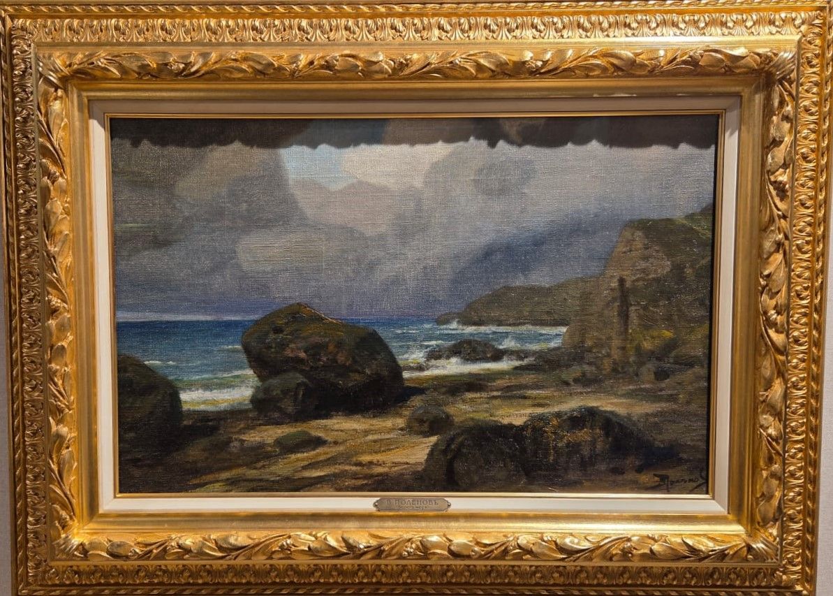 Поленов В.Д. Берег моря. Холст, масло