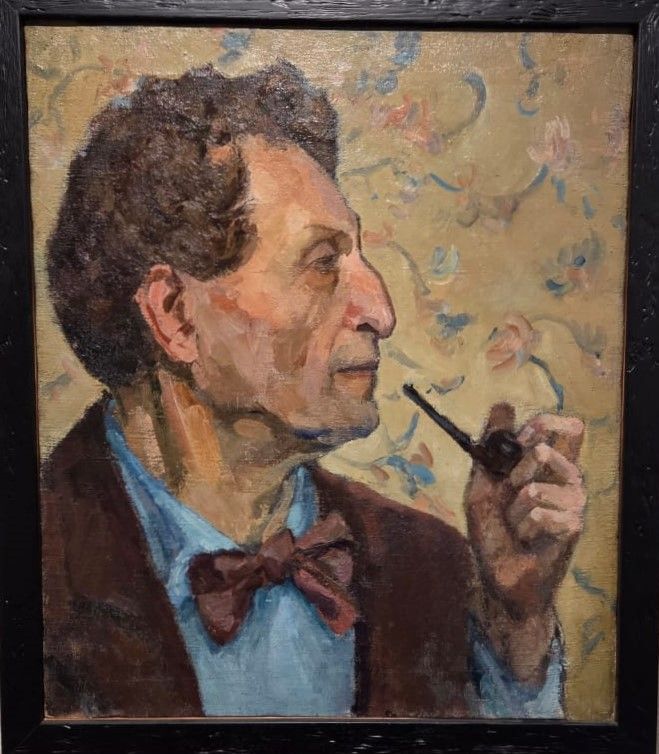 Александр Осмеркин Автопртрет 1941-1947 Собрание Романа Бабичева