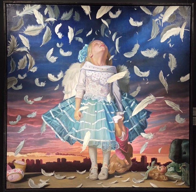 Мусор битвы небесной. 2013 холст, масло