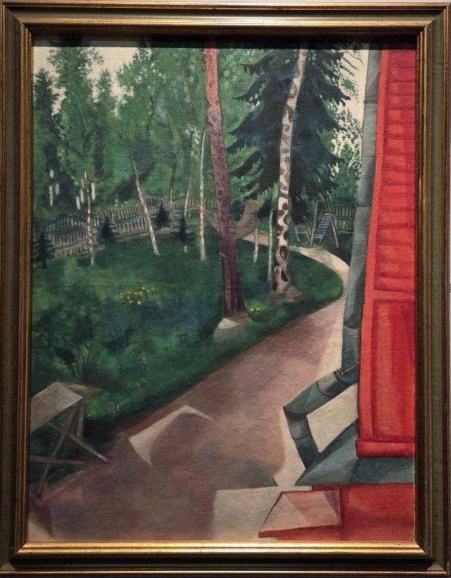 Дача 1917 картон, масло