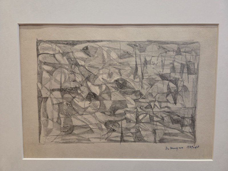Композиция 1959-1960 бумага, графитный карандаш