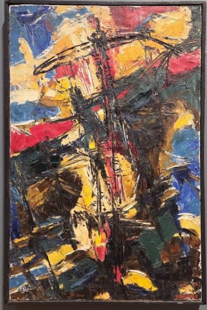 Абстракция 1962 холст, масло