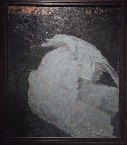 Михаил Врубель. Лебедь 1901 холст, масло