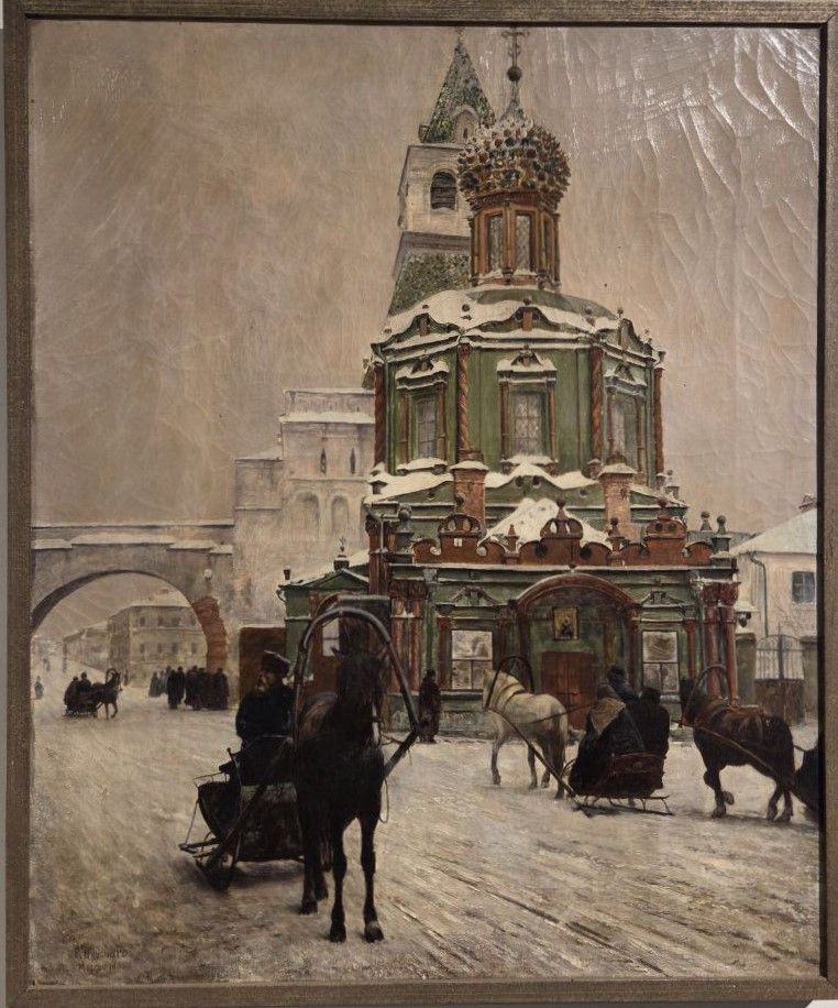 Поль Луи Бушар. Храм Владимирской Божией Матери. 1885 холст, масло