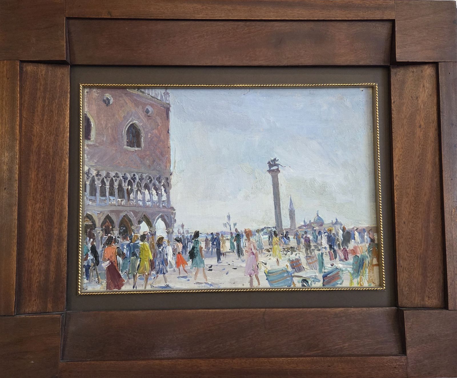 Пластов А.А. Пьяцетта. 1956 холст на картоне, масло