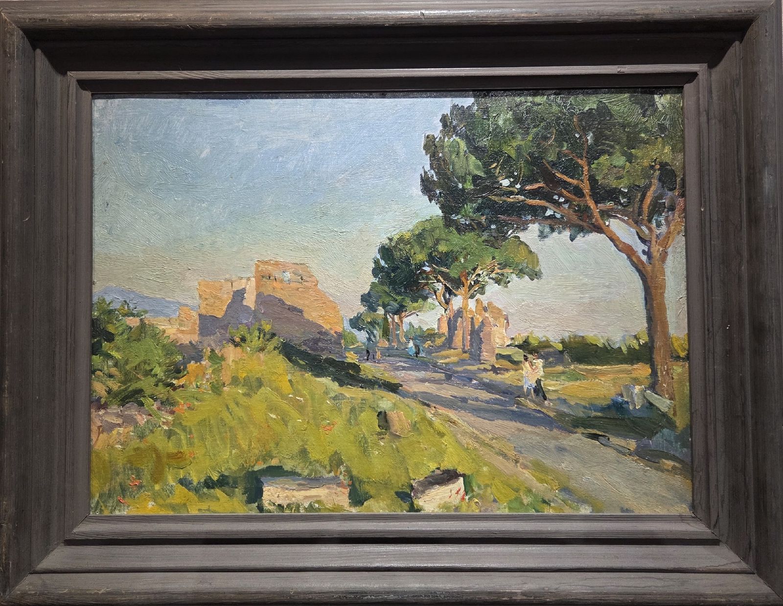 Пластов А.А. Апиева дорога. 1956 холст на картоне, масло