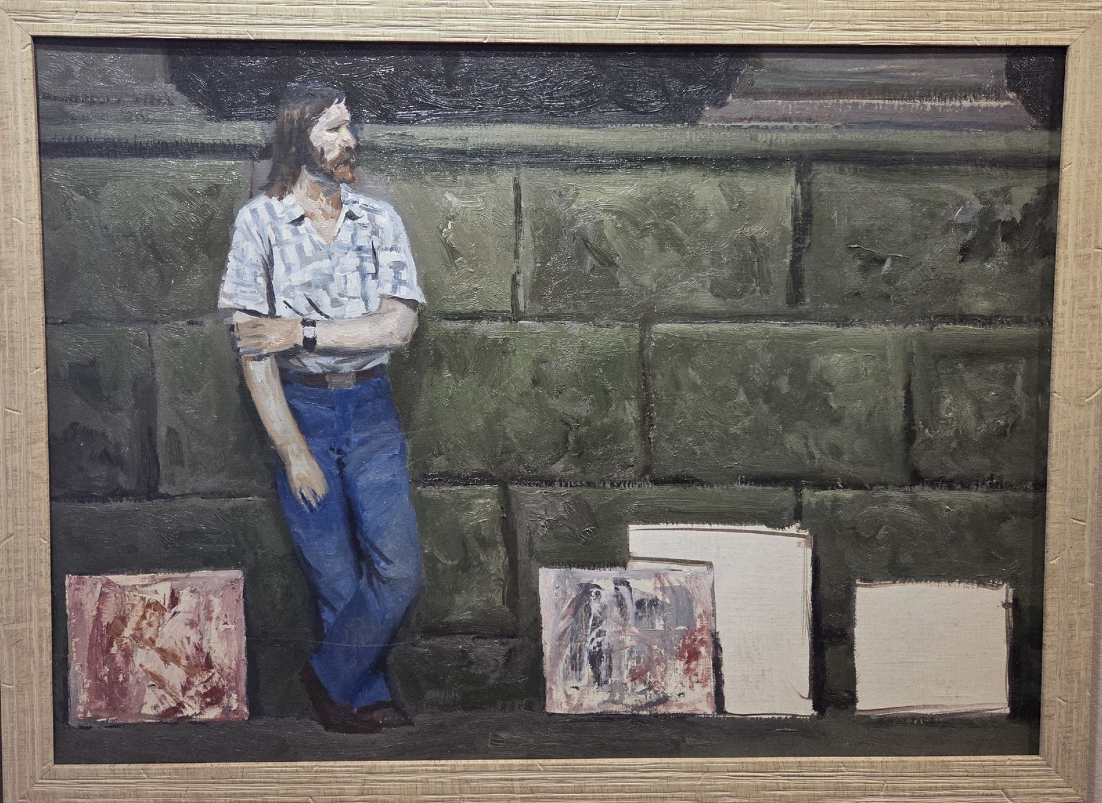 Коржев Г.М. Ожидание. Художник 1970 картон, масло
