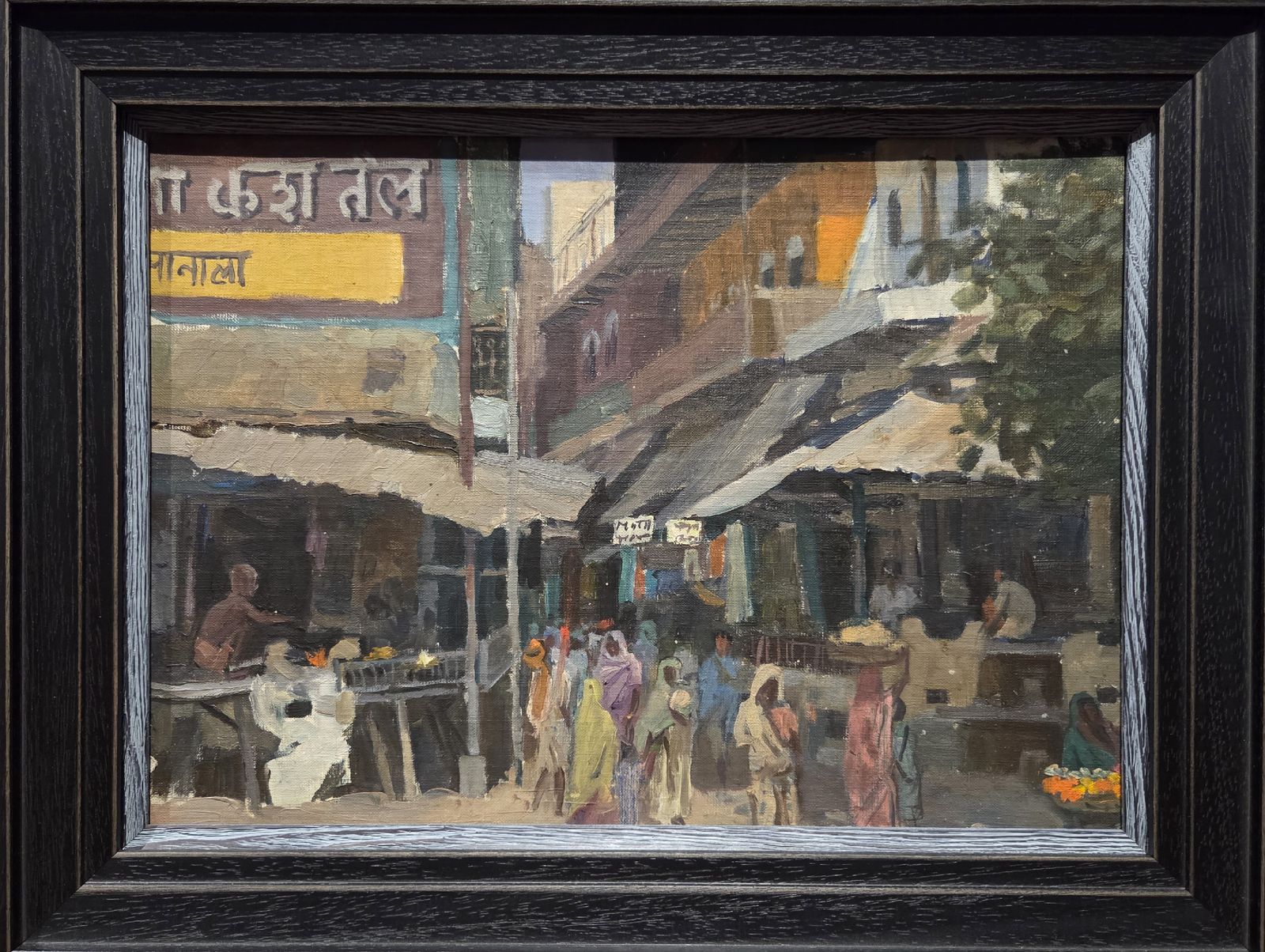 Индия. Этюд. 1952 холст на картоне, масло