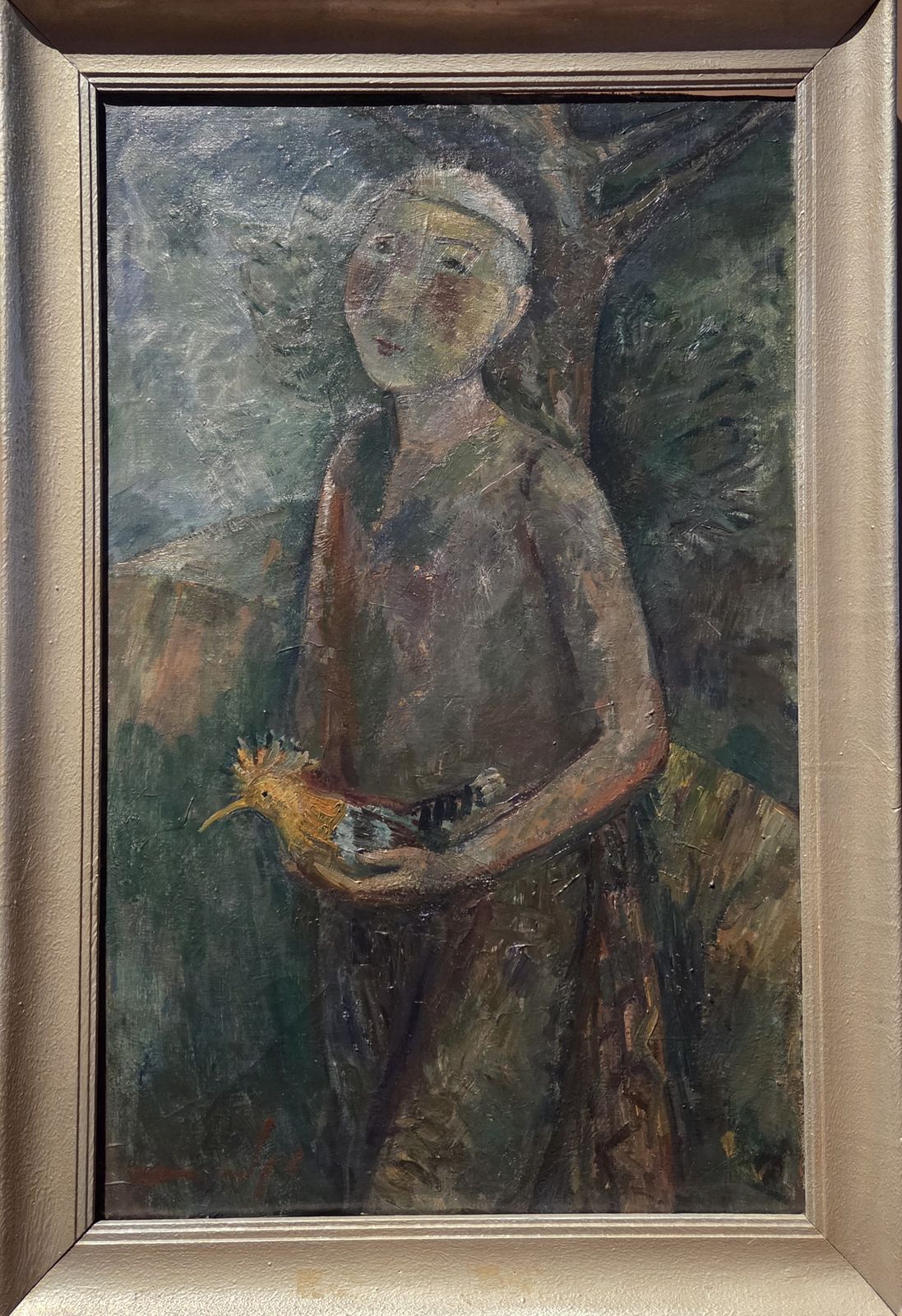 Джамбул Джумбаев. Мальчик с удодом 1975-1976 холст, масло