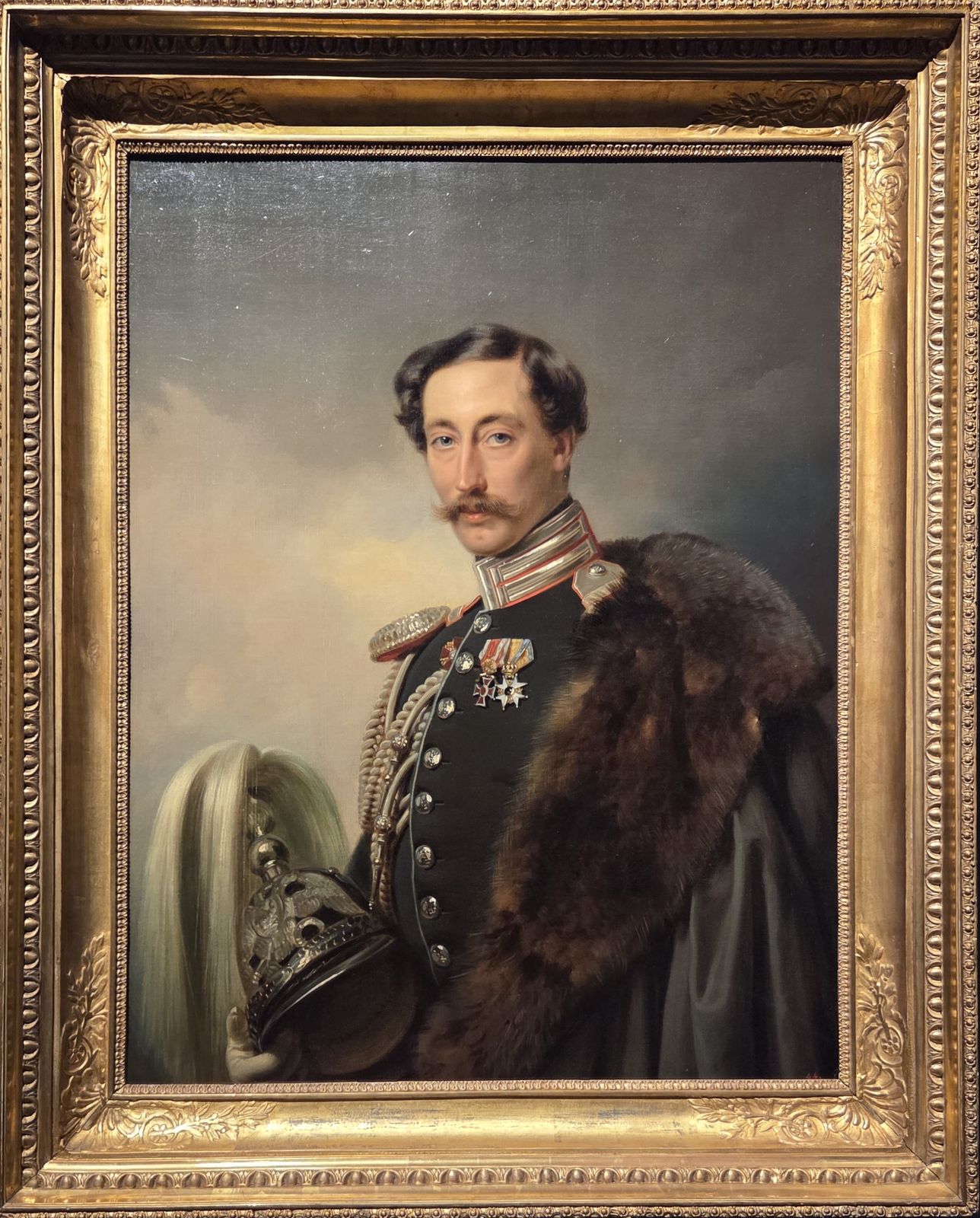 Франц Крюгер. Портрет князя Владимира Ивановича Барятинского. около 1850 холст, масло