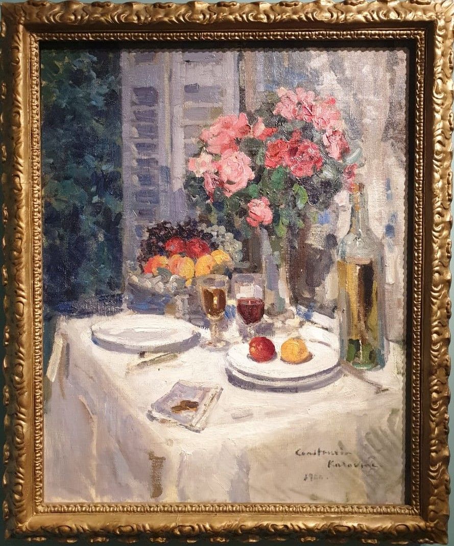 К.А.Коровин Вино и розы Париж, 1900 холст, масло