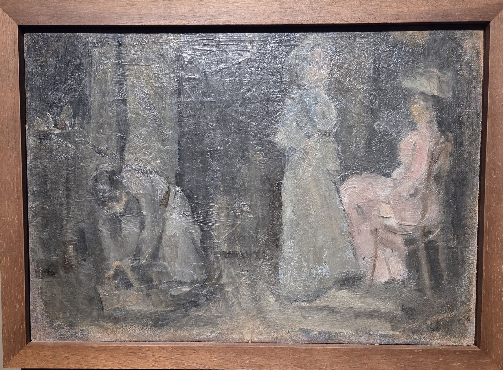 Михаил Ларионов. Три женщины. Начало 1900-х холст, масло