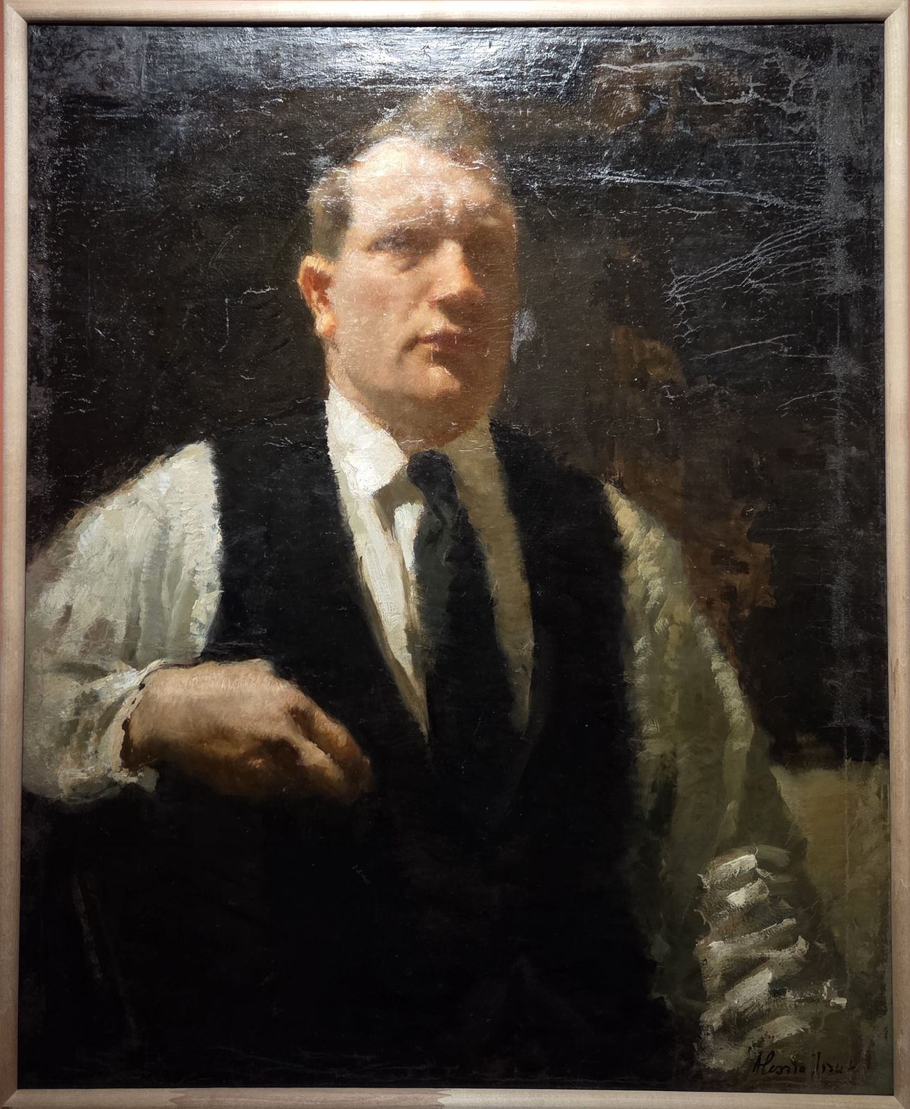 А.В.Исупов. Автопортрет. Италия 1930 холст, масло
