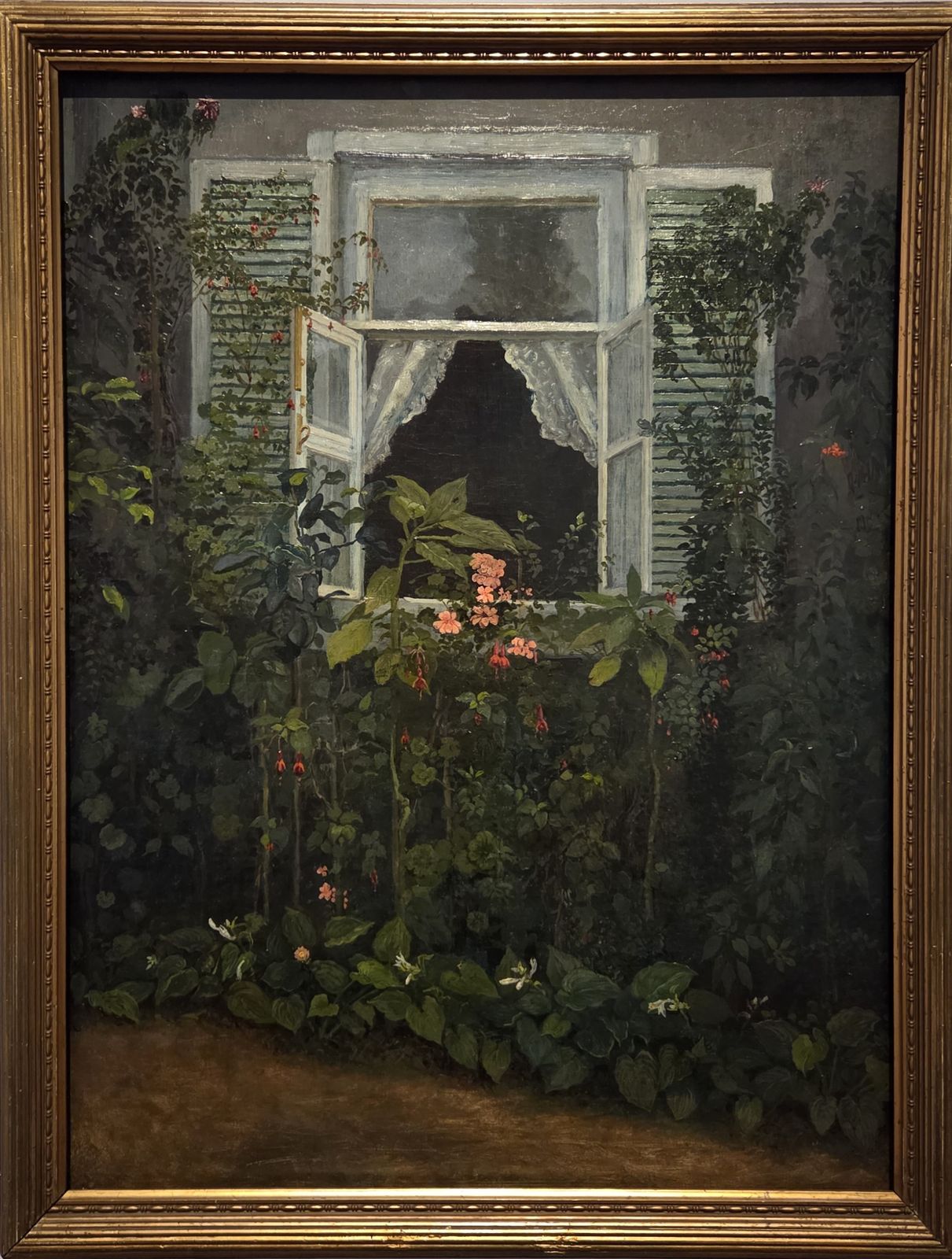 Окно 1886 холст, масло