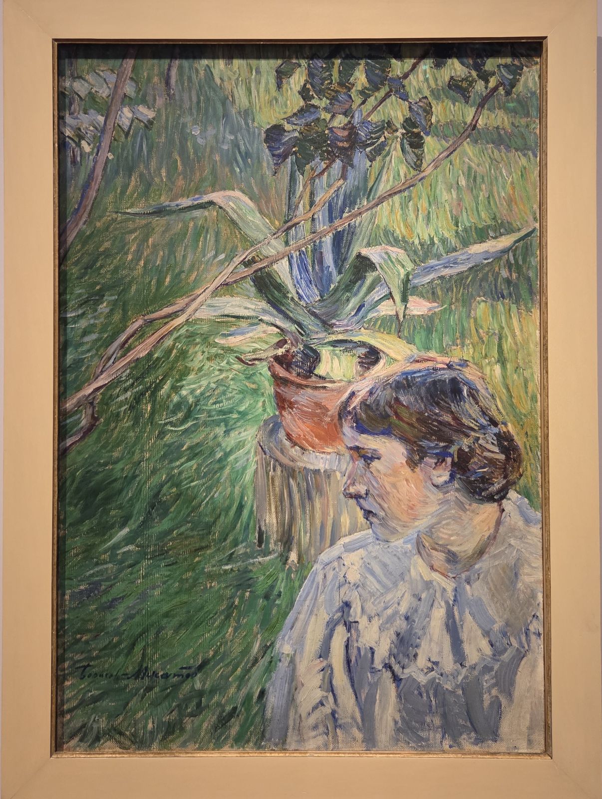 Девушка с агавой 1897 холст, масло