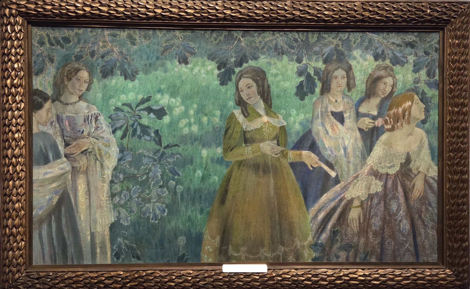 Изумрудное ожерелье. 1903-1904 холст, темпера, масло