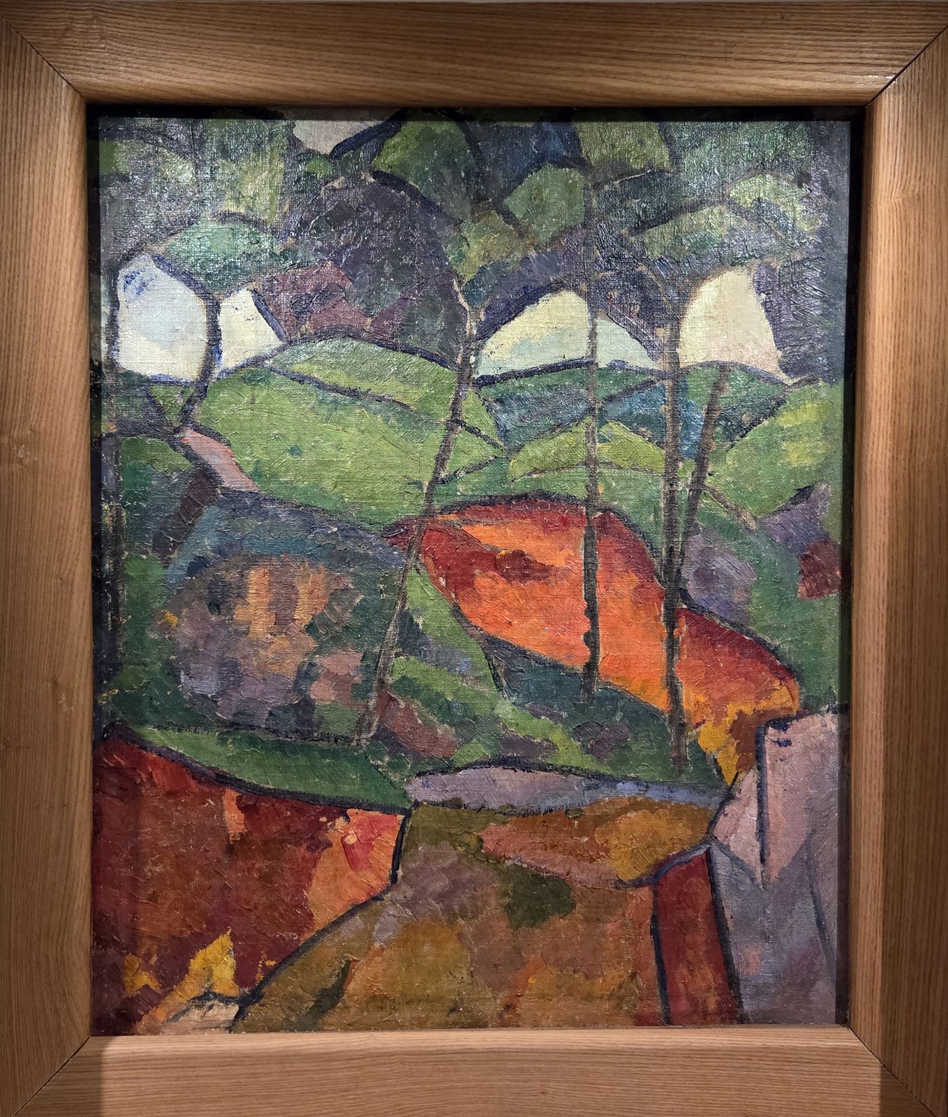 Александр Плигин. Пейзаж. начало 1910-х холст, масло